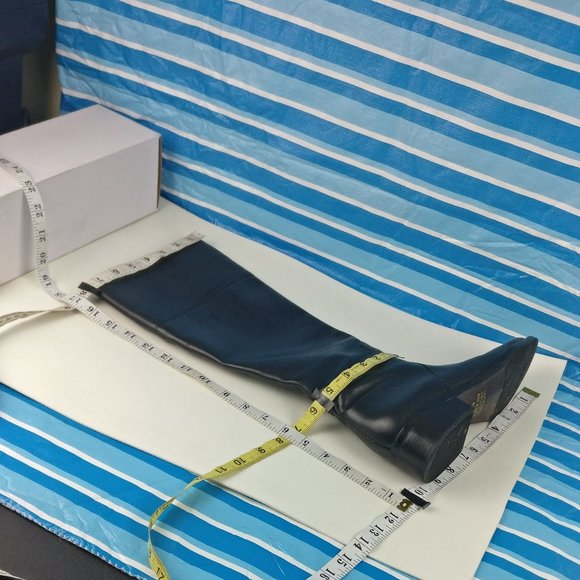 Ridingboot GENUINE LEATHER COUNTRY TALL FULL ZIP RIDING BOOT 8.5US/6.5UK Black - Picture 6 of 6